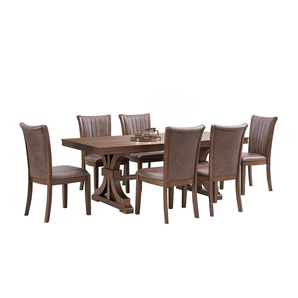 Mid Century Wooden Dining Chairs (Set of 2)