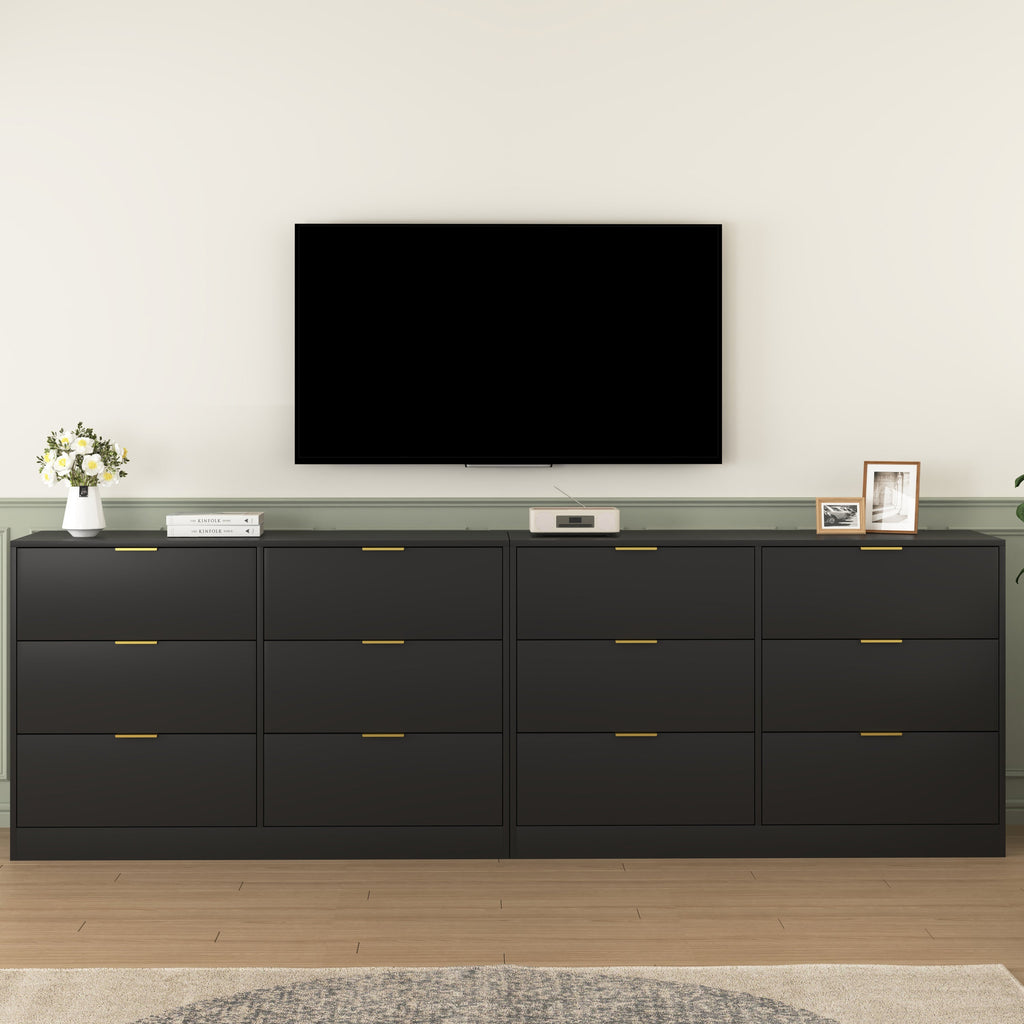 Modern 6-Drawer Dresser for Bedroom