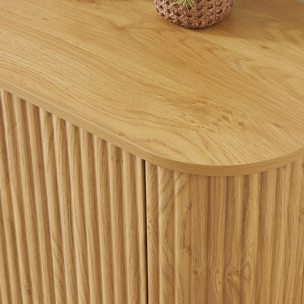 46.5' Modern Luxury Oval Coffee Table