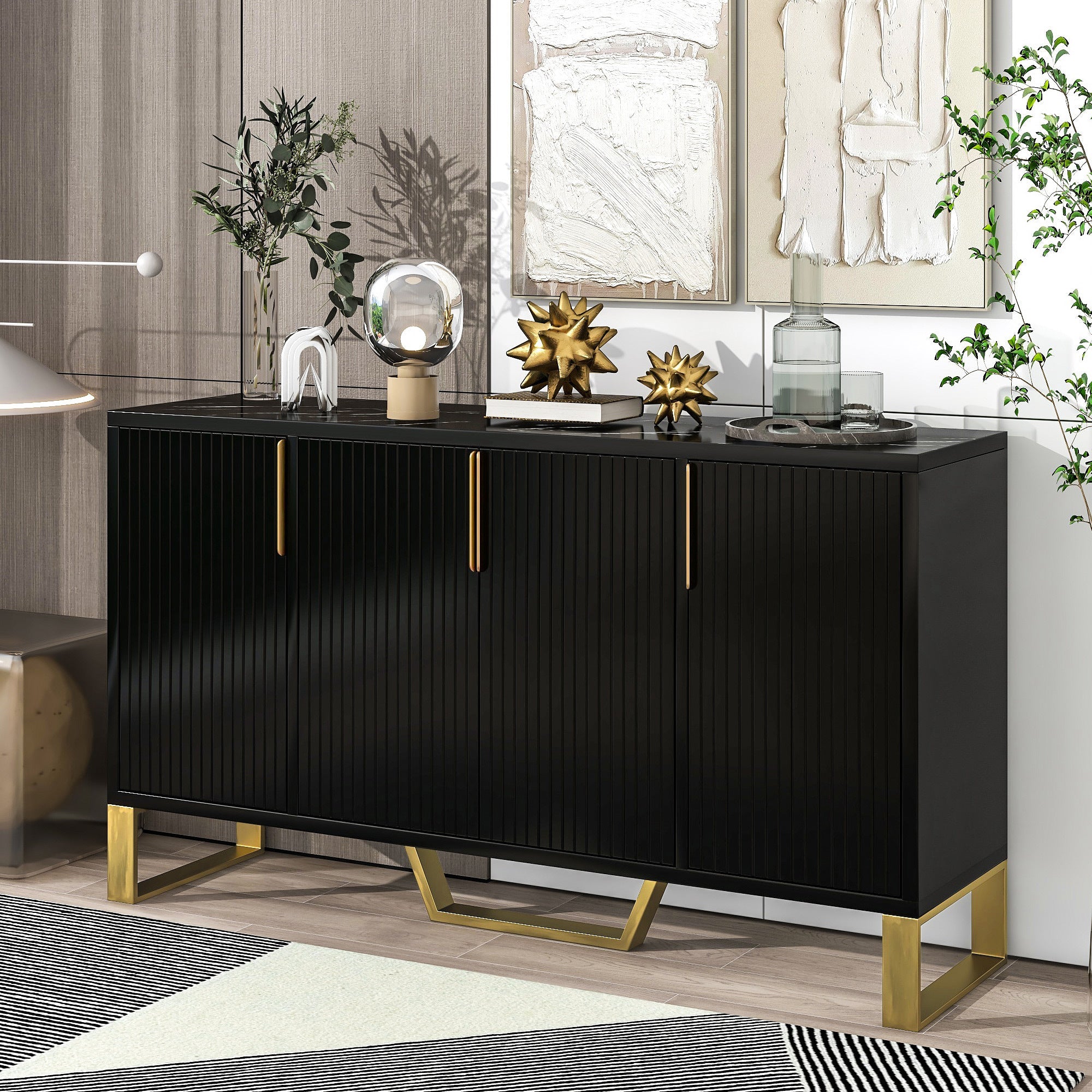 Modern Sideboard with Four Doors