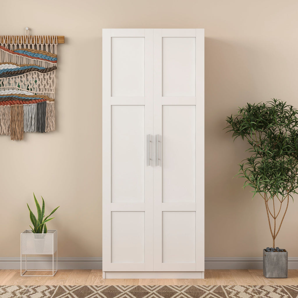 Kitchen Pantry Storage Cabinets with 2 Door and 3  Shelves