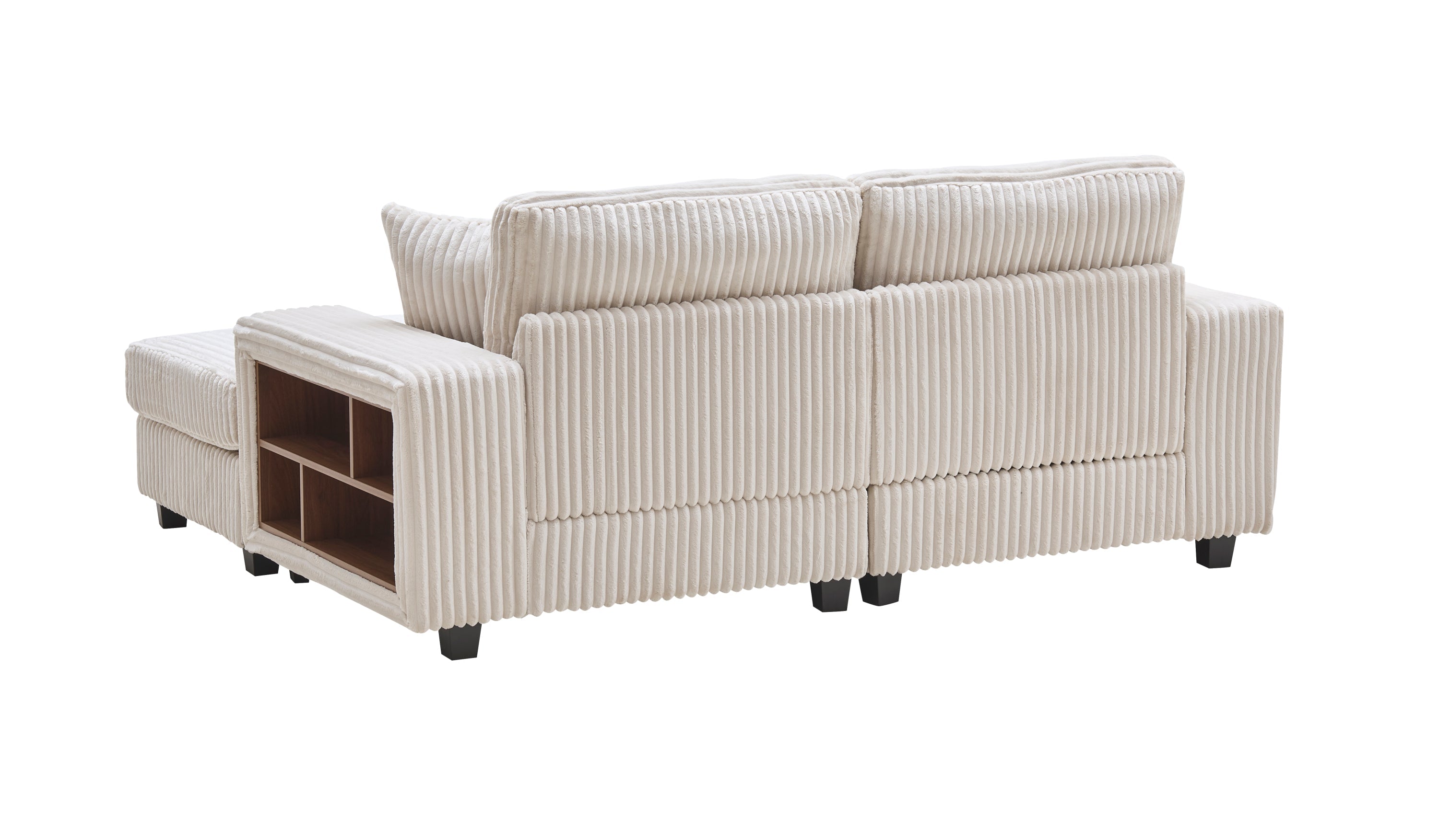 Convertible Sleeper Sectional Sofa with Storage