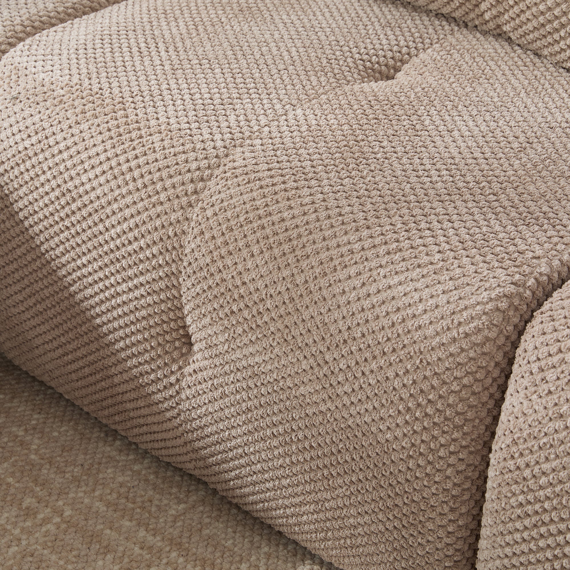 Oversized Boneless Convertible Cloud Couch with Movable Ottoman