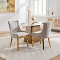 Modern Style Chenille Dining Chairs (Set of 2)