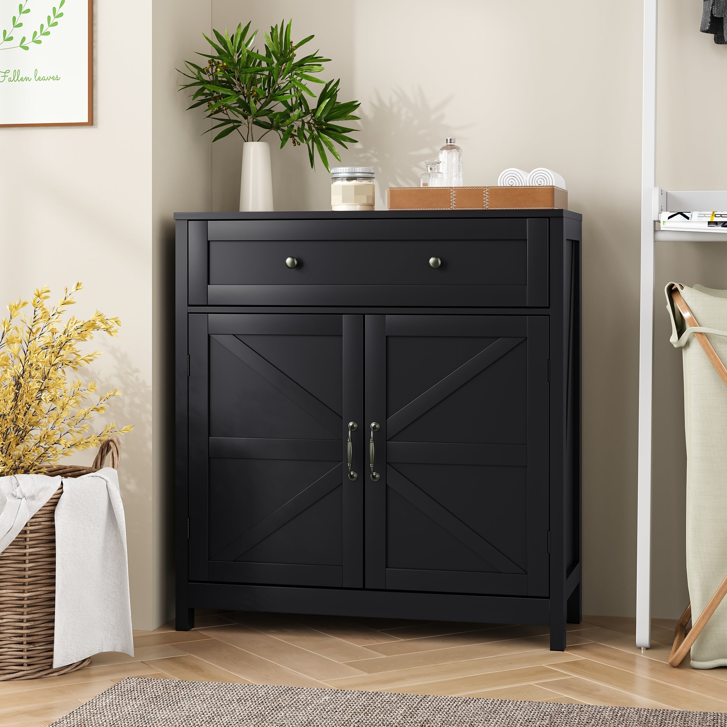 Farmhouse Kitchen Sideboard Buffet Cabinet