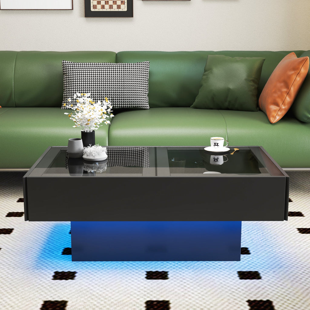 Coffee Table with Sliding Tabletop