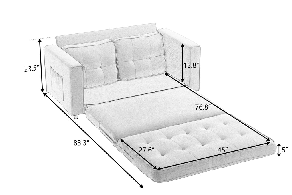 Pull Out Couch Bed for Living Room