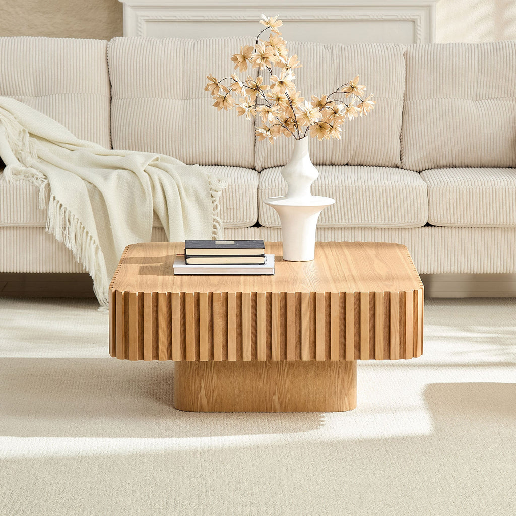 Modern MDF Woode Square Coffee Table