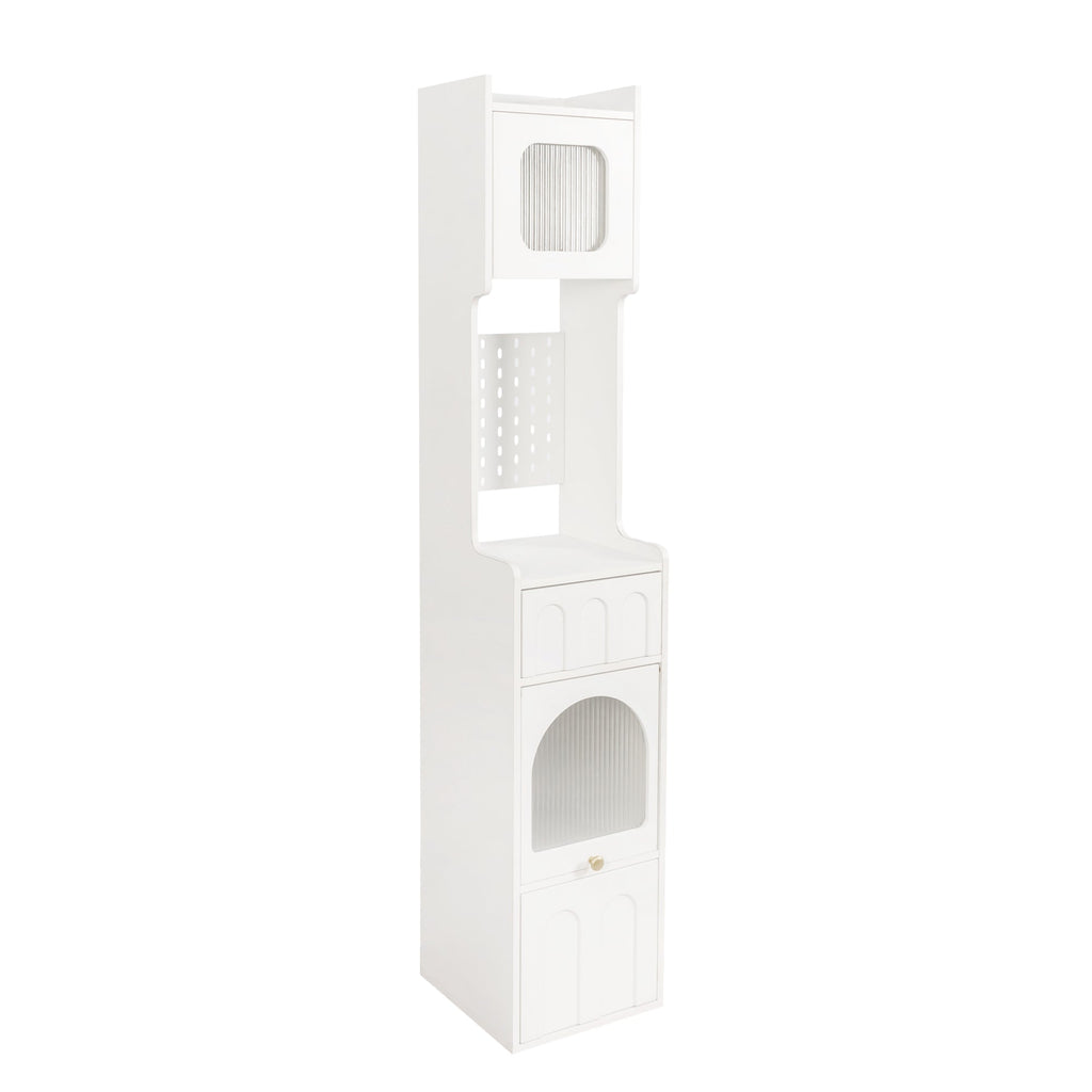 White Sideboard Storage Cabinet