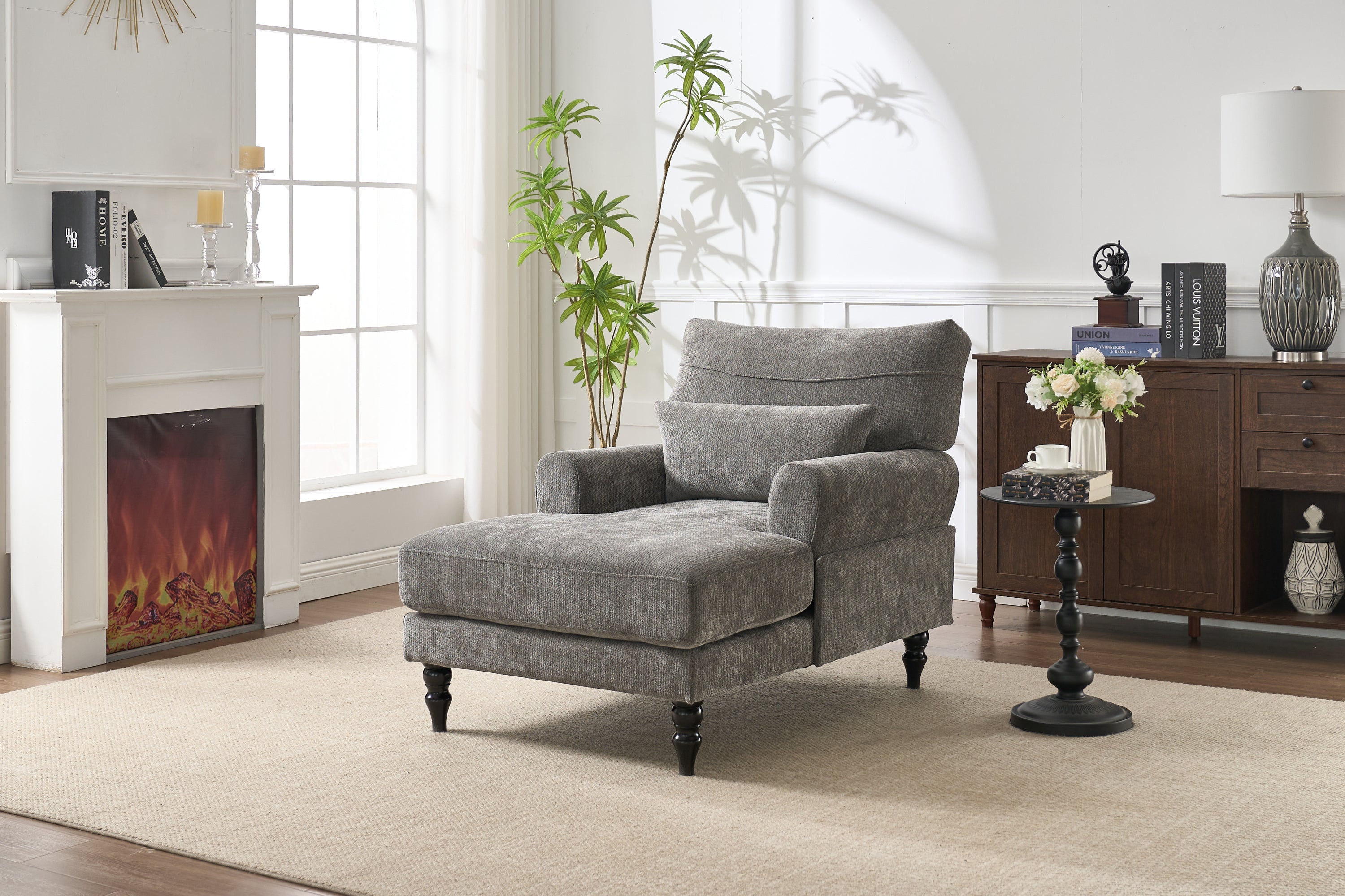 Modern Upholstered Indoor Leisure Sofa Chair