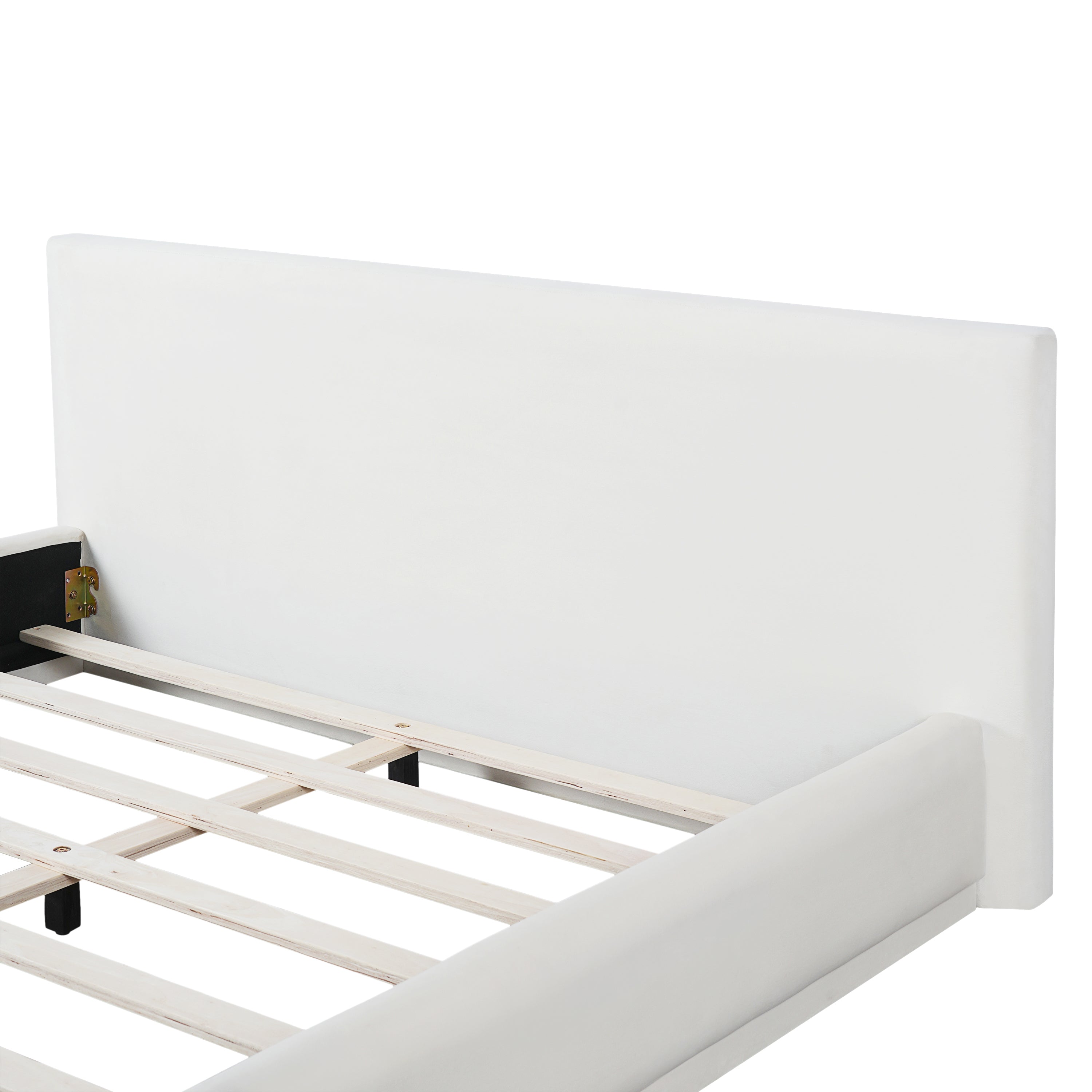 Luxurious and Cozy Upholstered Velvet Bed