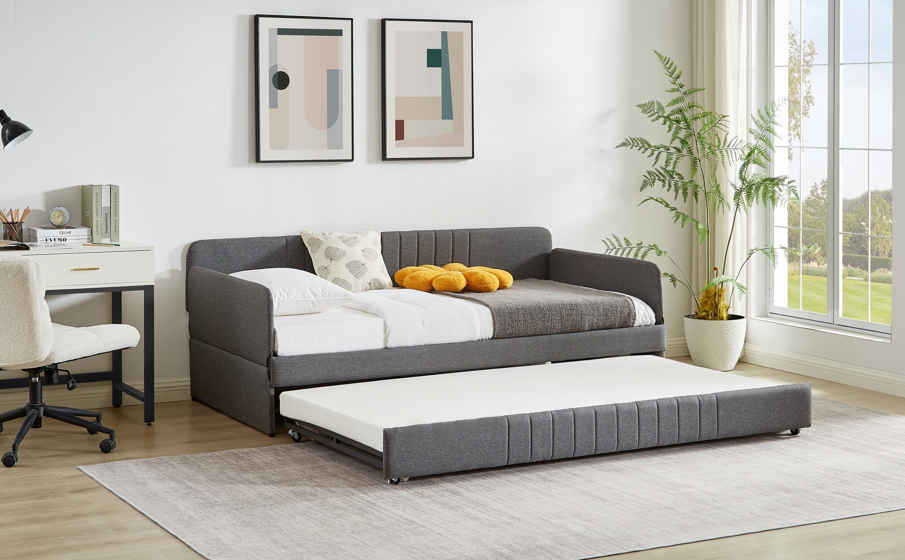 Twin Size Daybed with Metal Framed