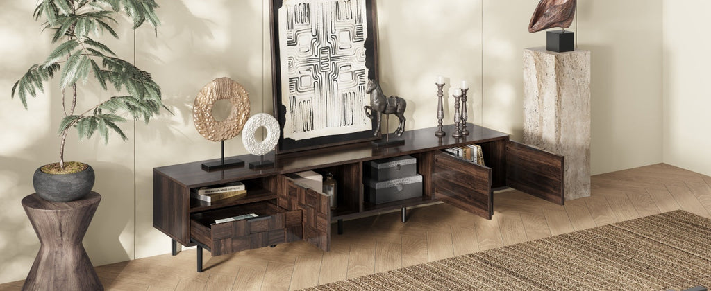 78 ' Mid Century Modern TV Stand