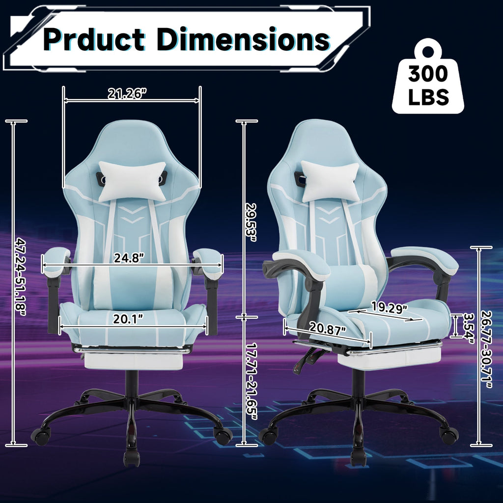 Gaming chair Computer chair Ergonomic chair footrest Office chair lumbarbackrest