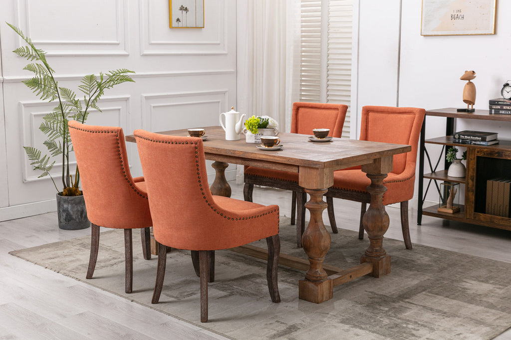 Ultra Side Thickened Fabric Dining Chair (Set of 2)
