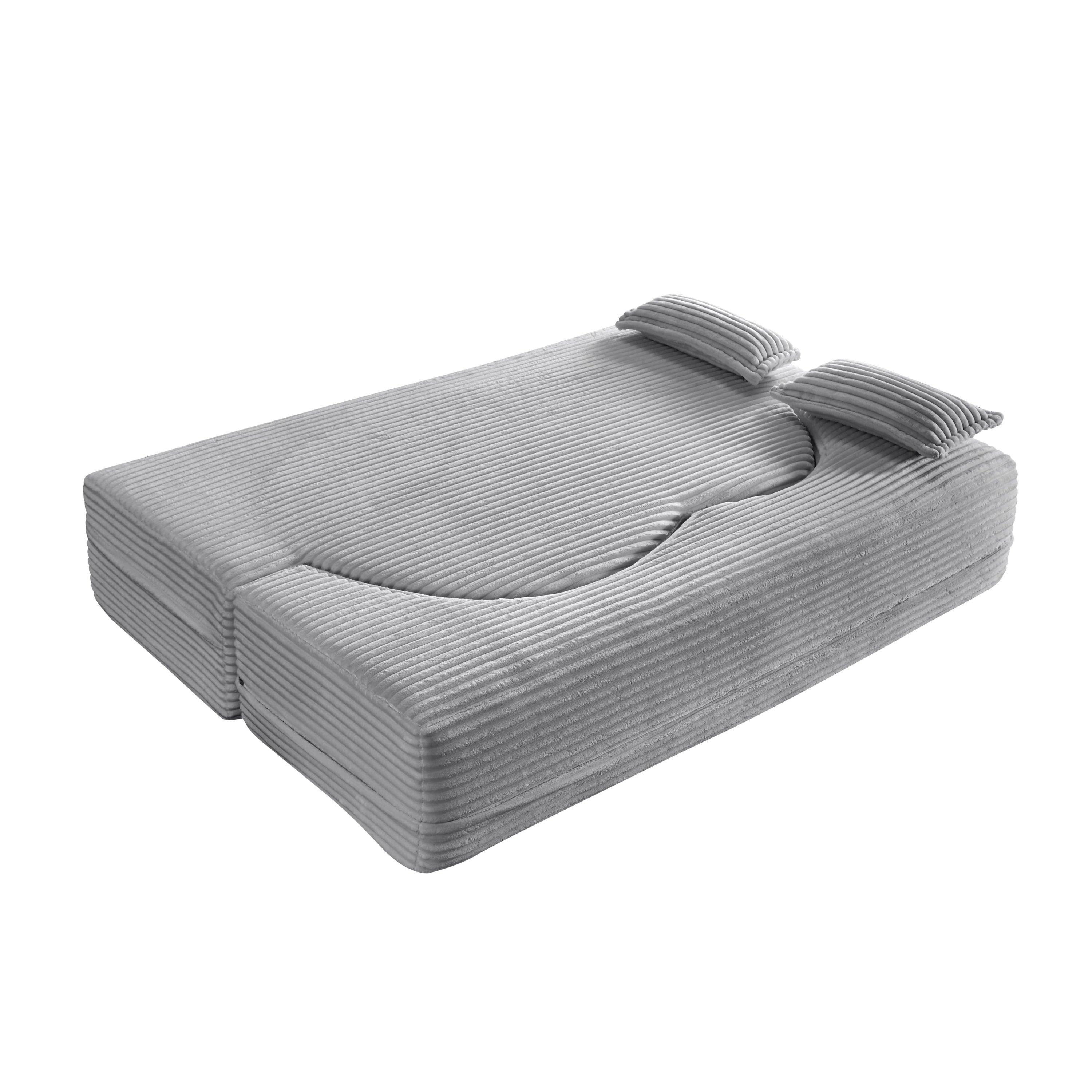Full Size Convertible Floor Sleeper Sofa Bed