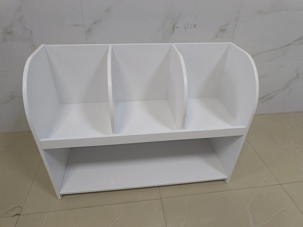 Kids Bookcase with 4 Compartments