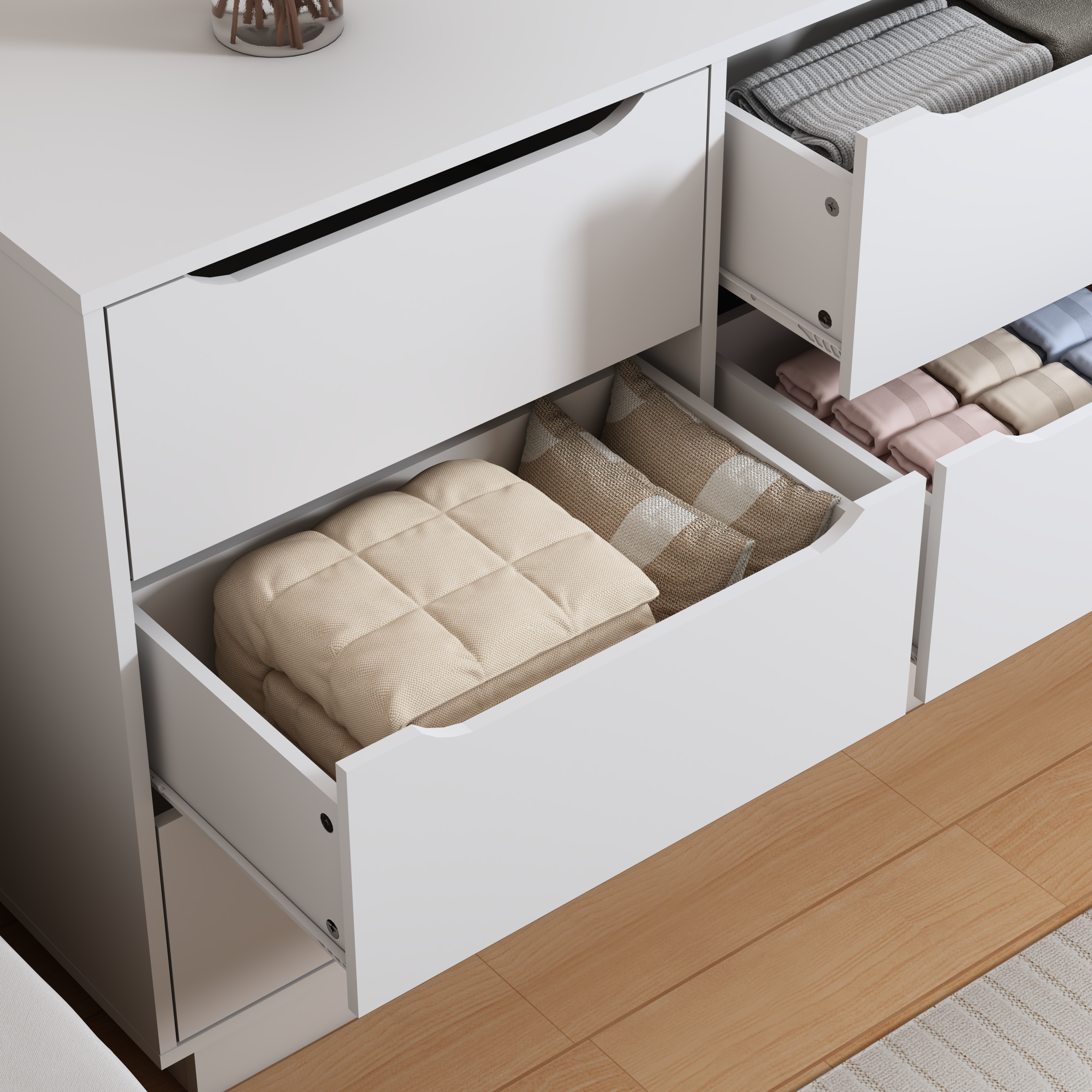 9 Drawer Dresser for Bedroom with Deep Drawers