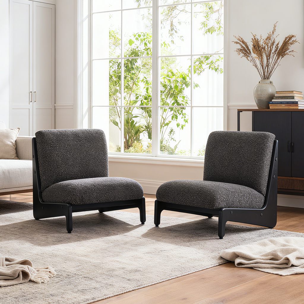 Scott Living Moda Accent Chair with Solid Wood Frame (Set of 2)