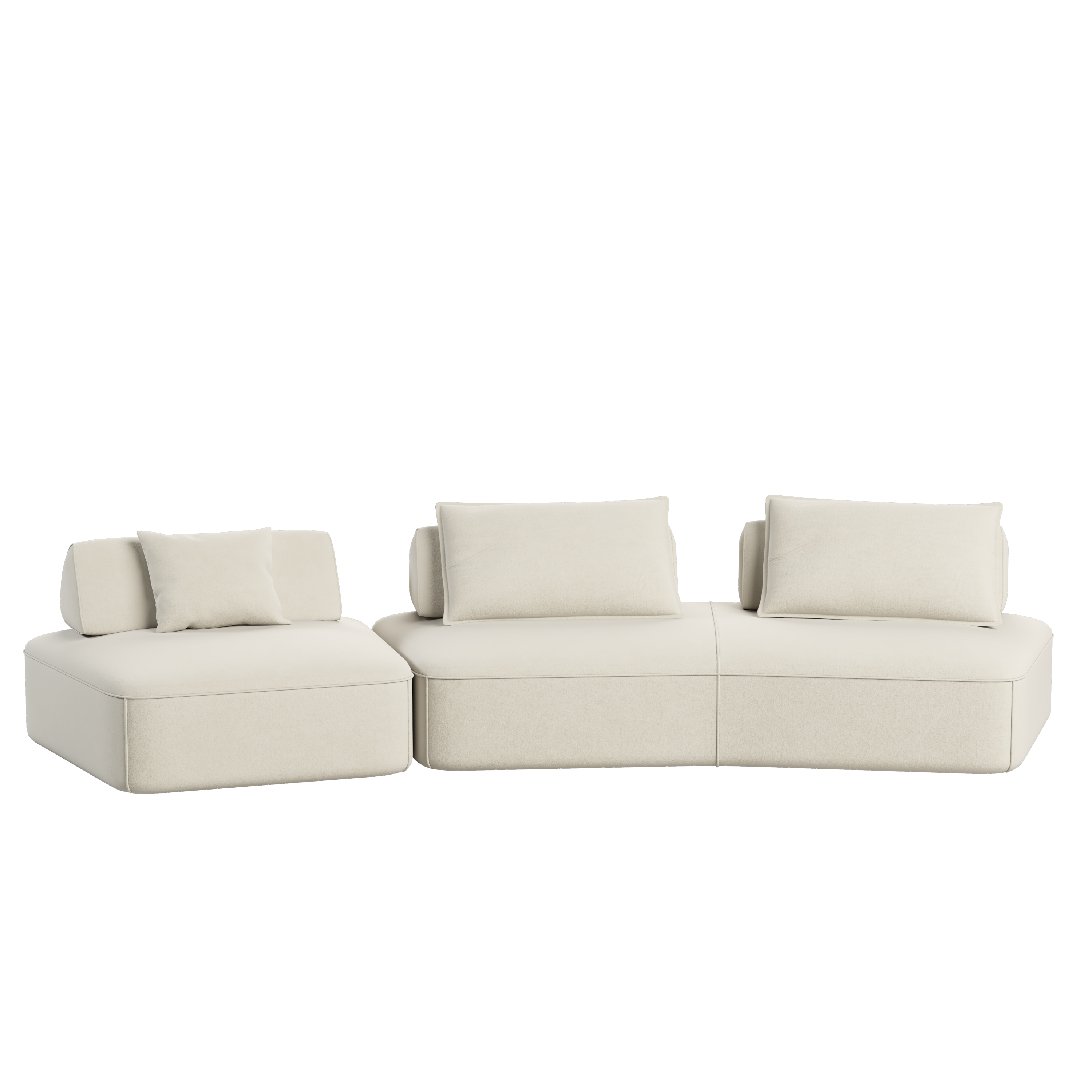 Modern Light Luxury Oversized Modular Sectional Sofa Set
