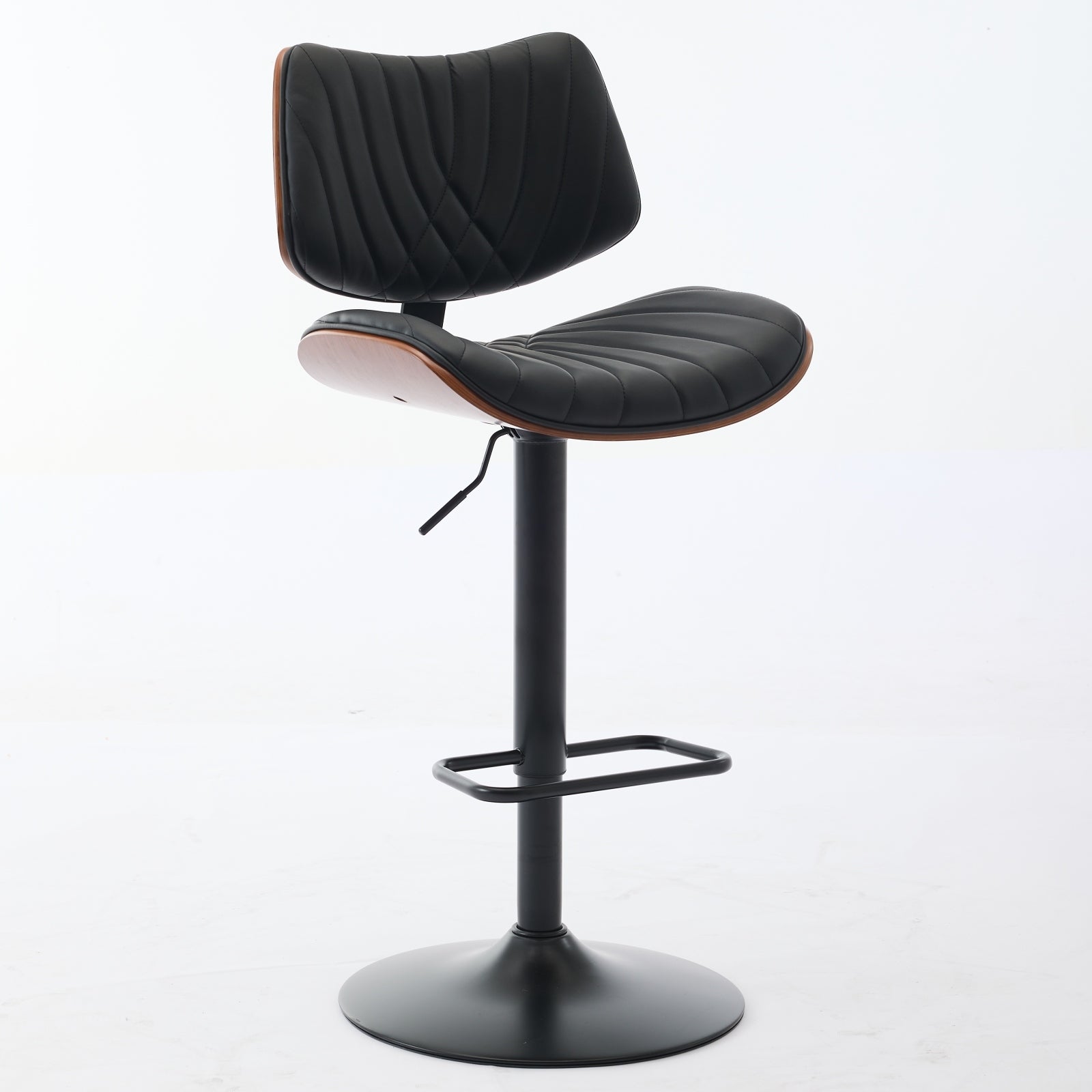 Mid Century Walnut Bentwood Bar Stools