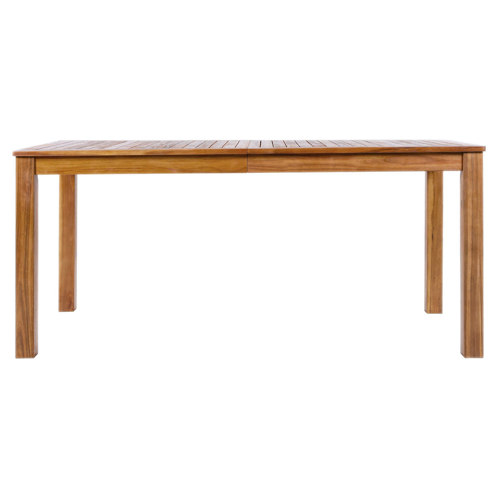 Natural Patio Wooden Dining Table Set for Poolside, Backyard, Garden (5/7 Pcs)