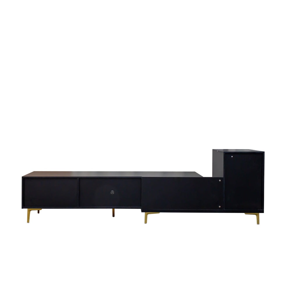 Wood Rectangle Extendable TV Stand