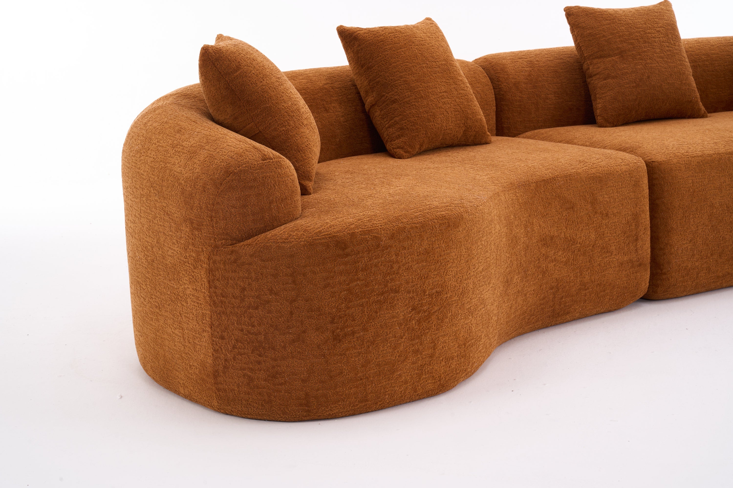 30D High-Density Sponge Sectional Couch for Living Room