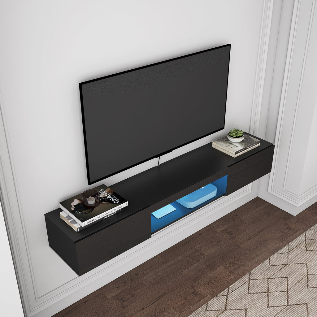 Modern Floating TV Stand Wall Mounted