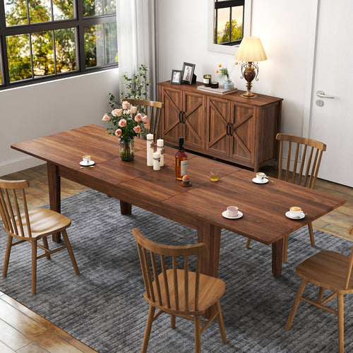 106.3 in Large Extendable Dining Table