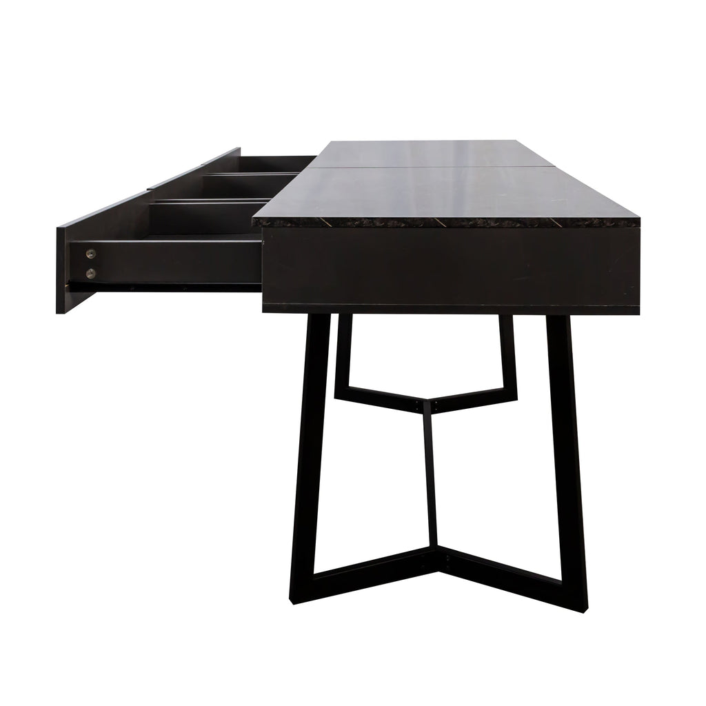 Modern Black 70.87' Computer Desk