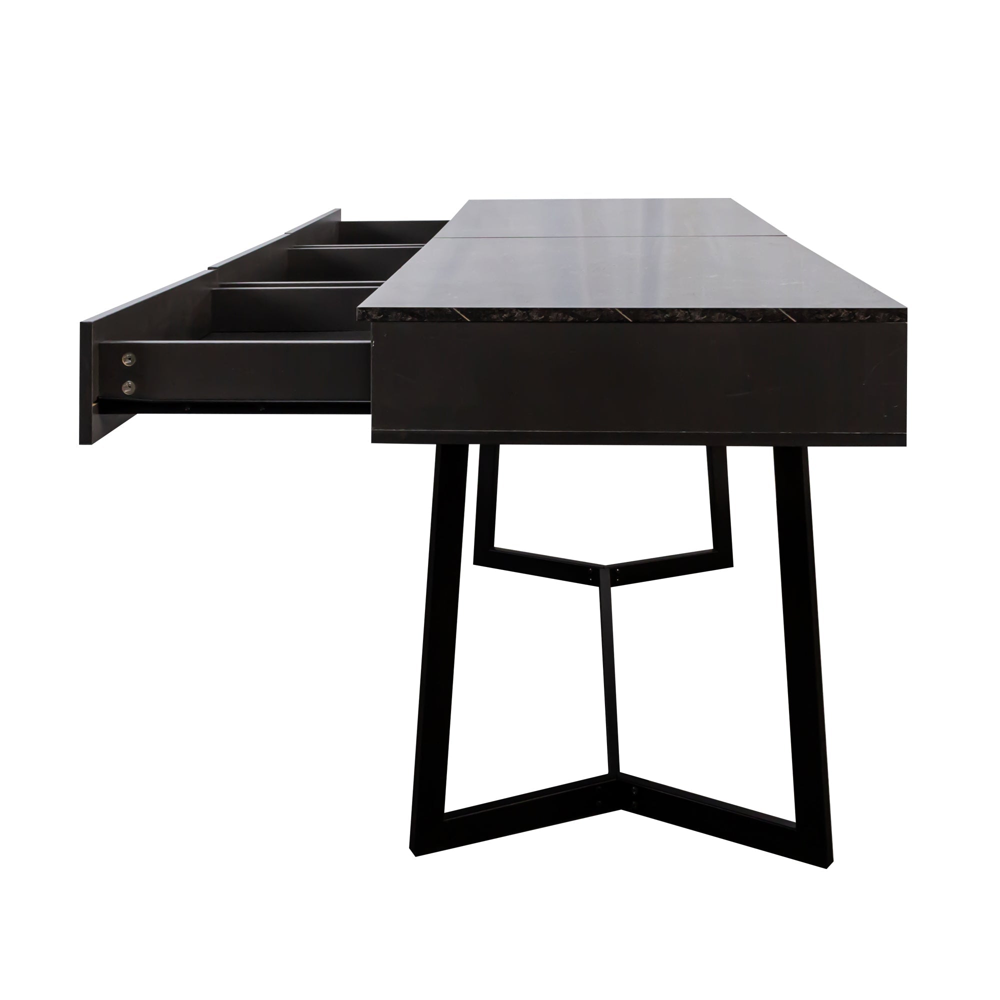 Modern Black 70.87' Computer Desk