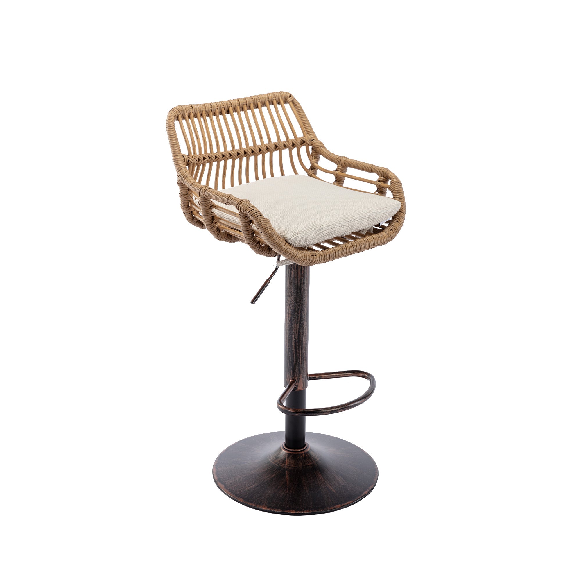 Modern Swivel Bar Stools (Set of 2)