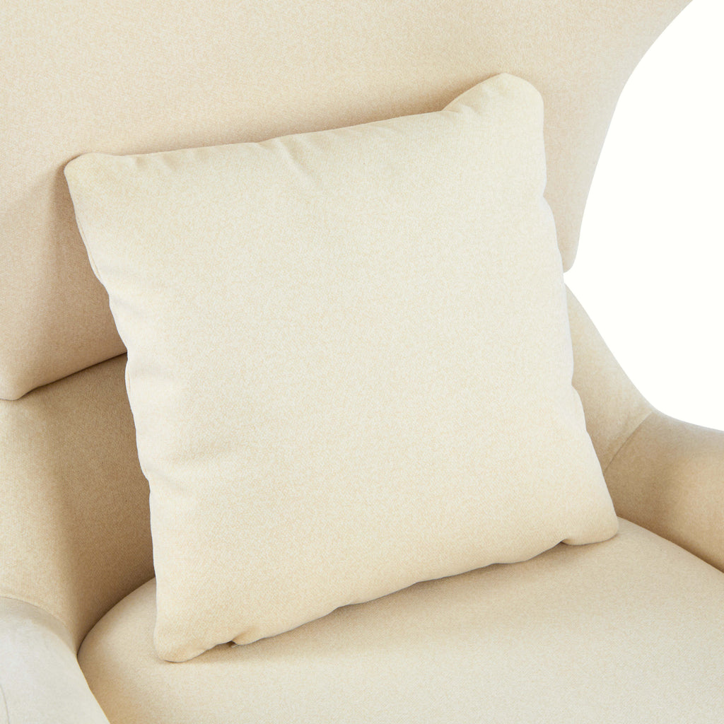 Modern Brown Polyester Accent Chair with Pet/Storage Space
