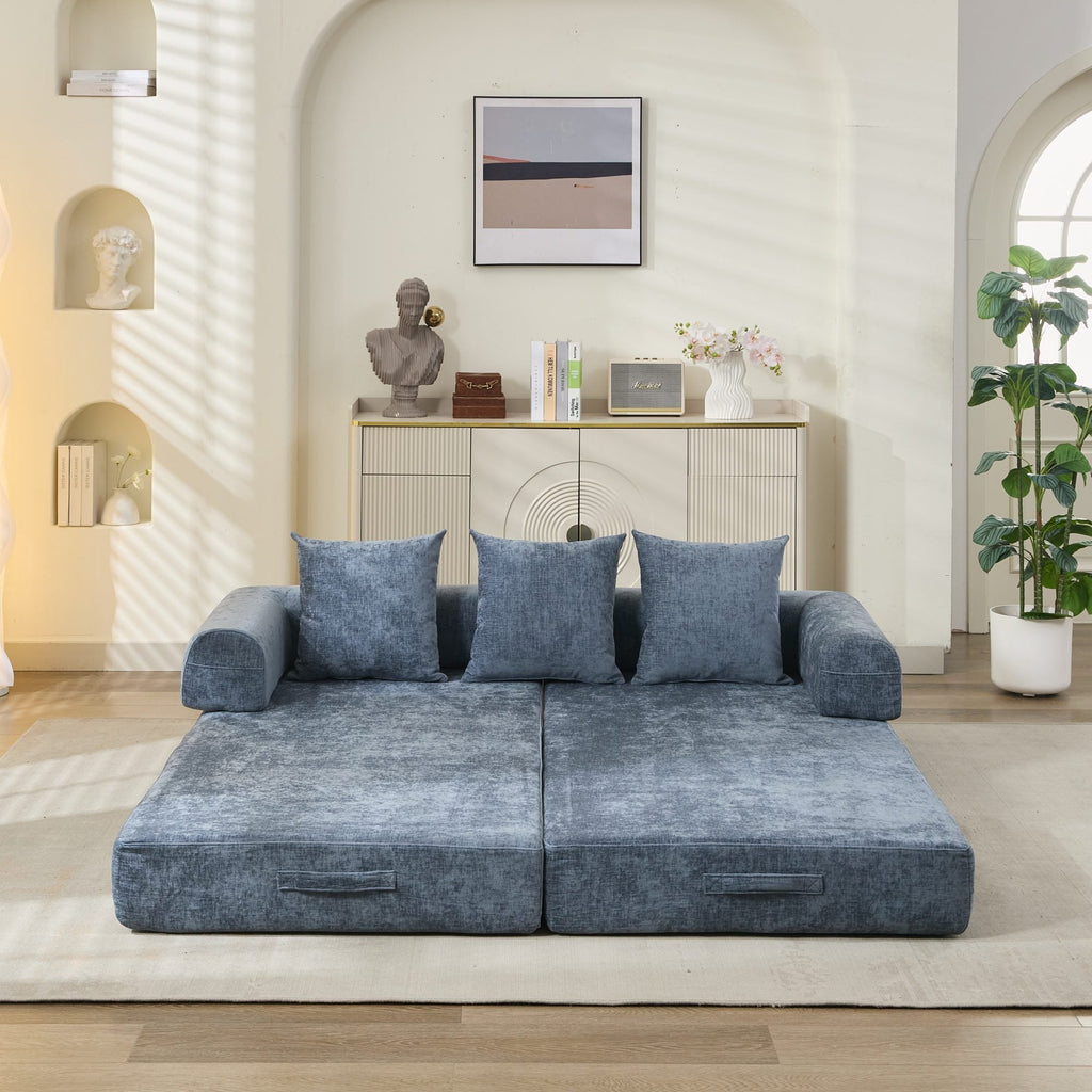Comfy Convertible Folding Mattress Sofa Bed