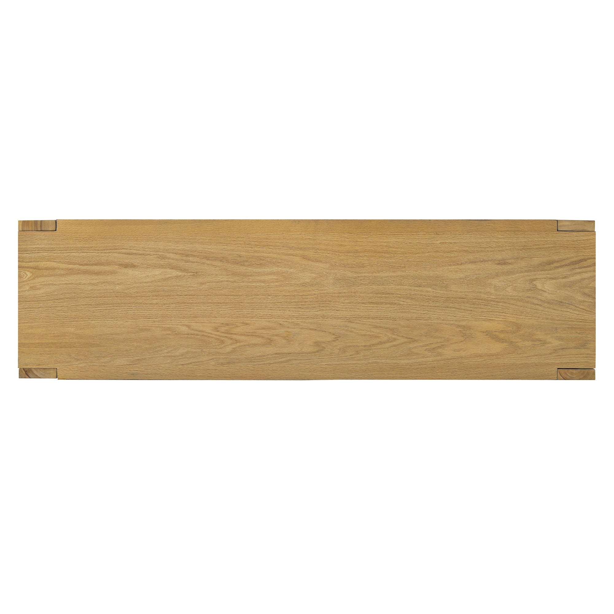 4-Door Retro Wood Buffet Cabinet with Storage
