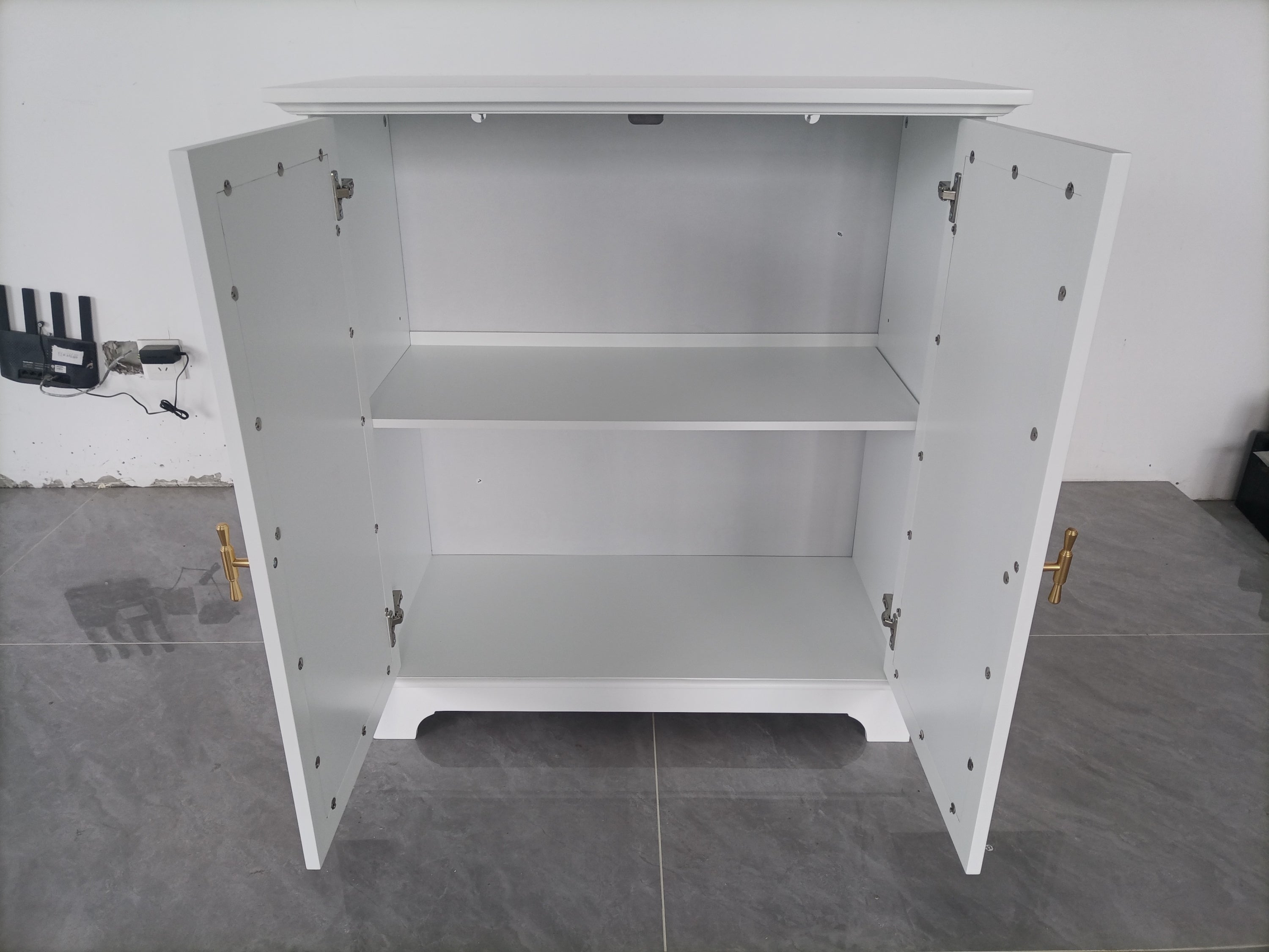Rattan Decorated Sideboard Buffet Storage