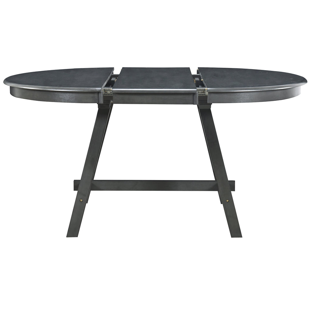 Modern Farmhouse 5-Piece Wood Dining Table Set