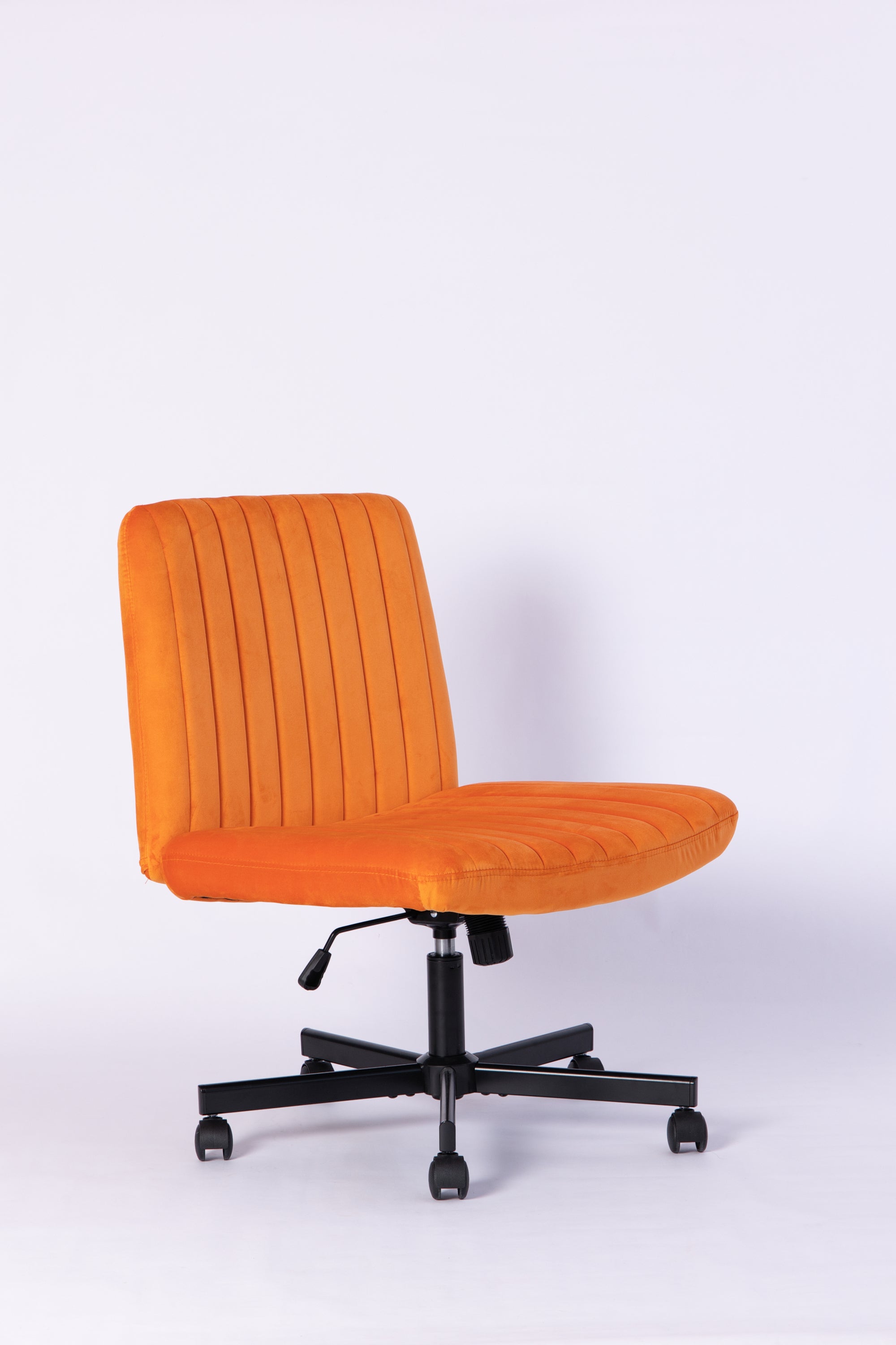 Criss Cross Armless Office Chair with Wheels
