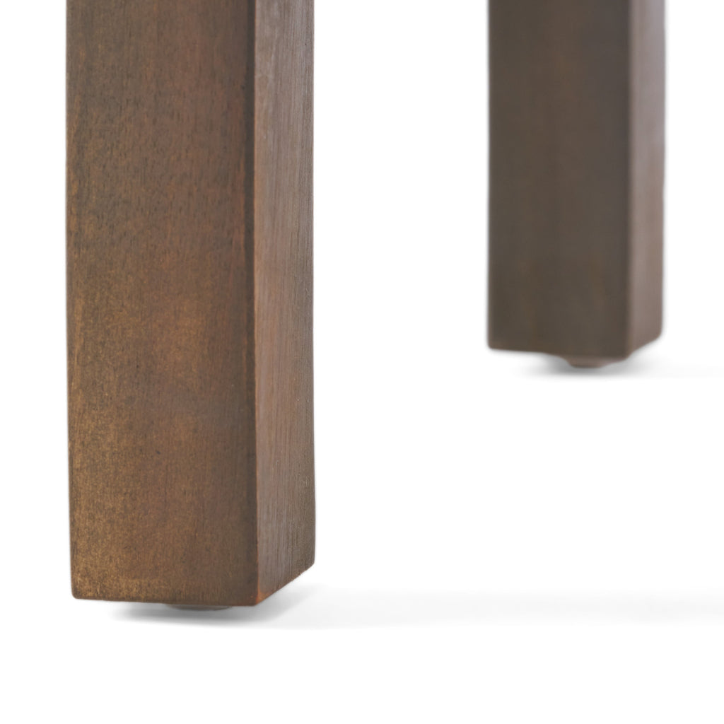 Kinesis Outdoor Side Table with Slatted Top and Wood Frame