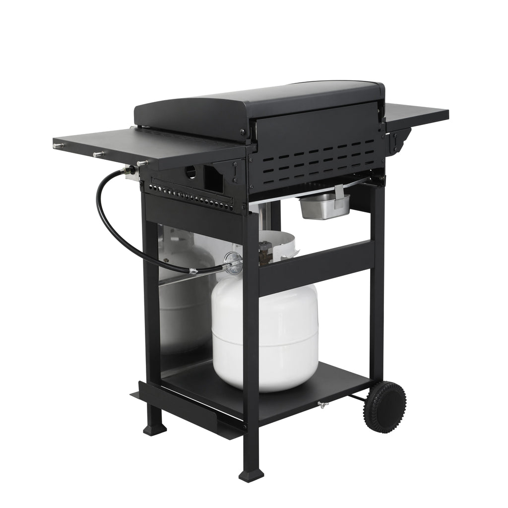 3 Burner Propane Gas BBQ Grill 36900BTU Stainless Steel Cooking Surface Foldable Table