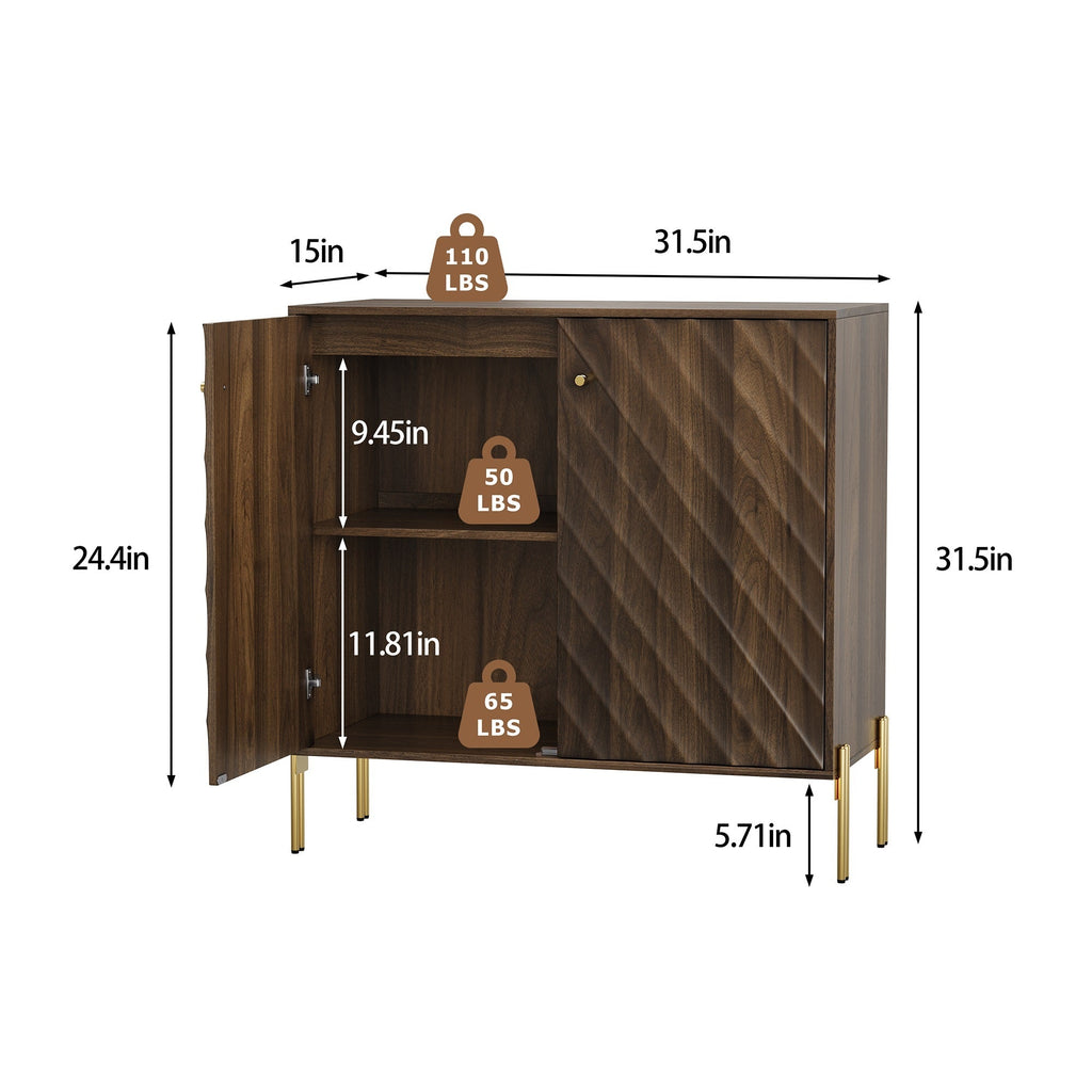 Mid-century Modern Style Buffet with Storage