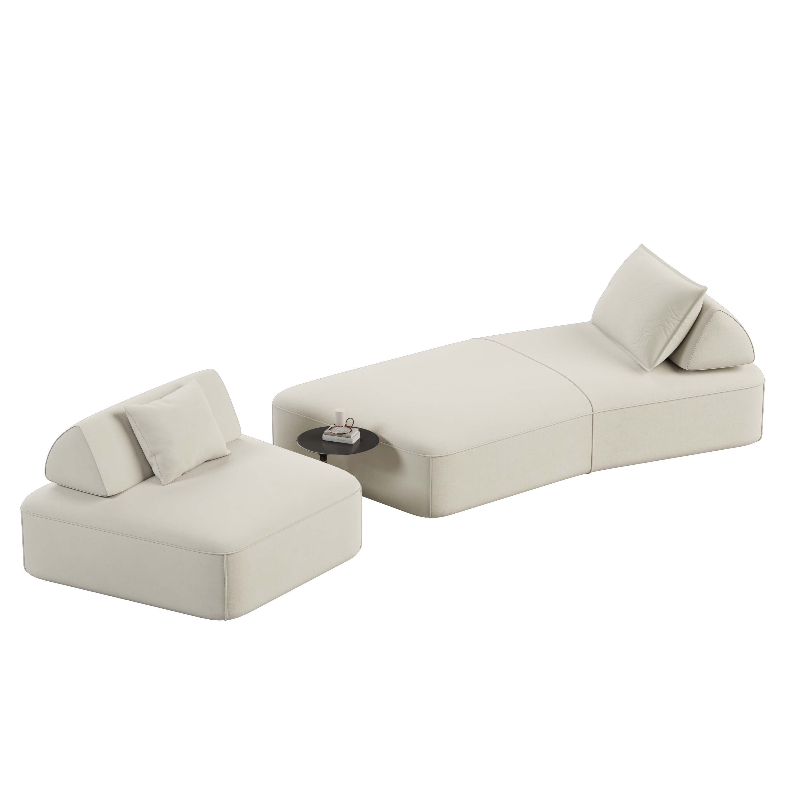 Modern Light Luxury Oversized Modular Sectional Sofa Set