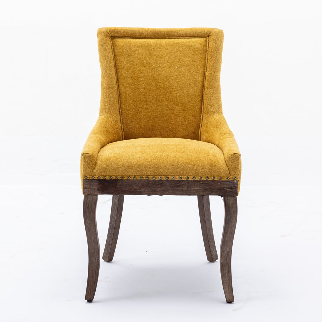 Ultra Side Thickened Fabric Dining Chair (Set of 2)