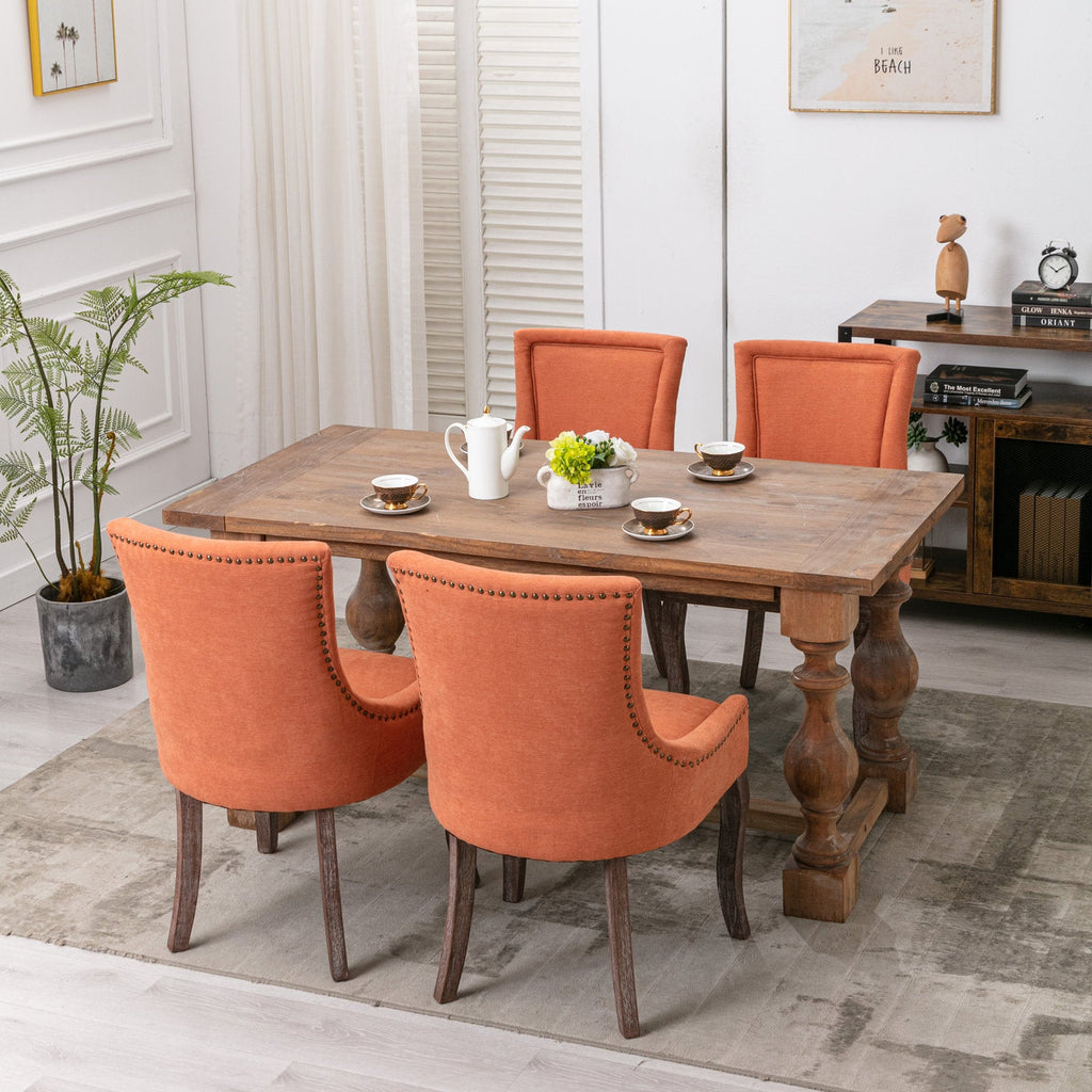 Ultra Side Thickened Fabric Dining Chair (Set of 2)