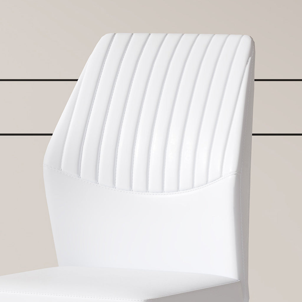 Modern PU Leather Dining Chairs Set of 4