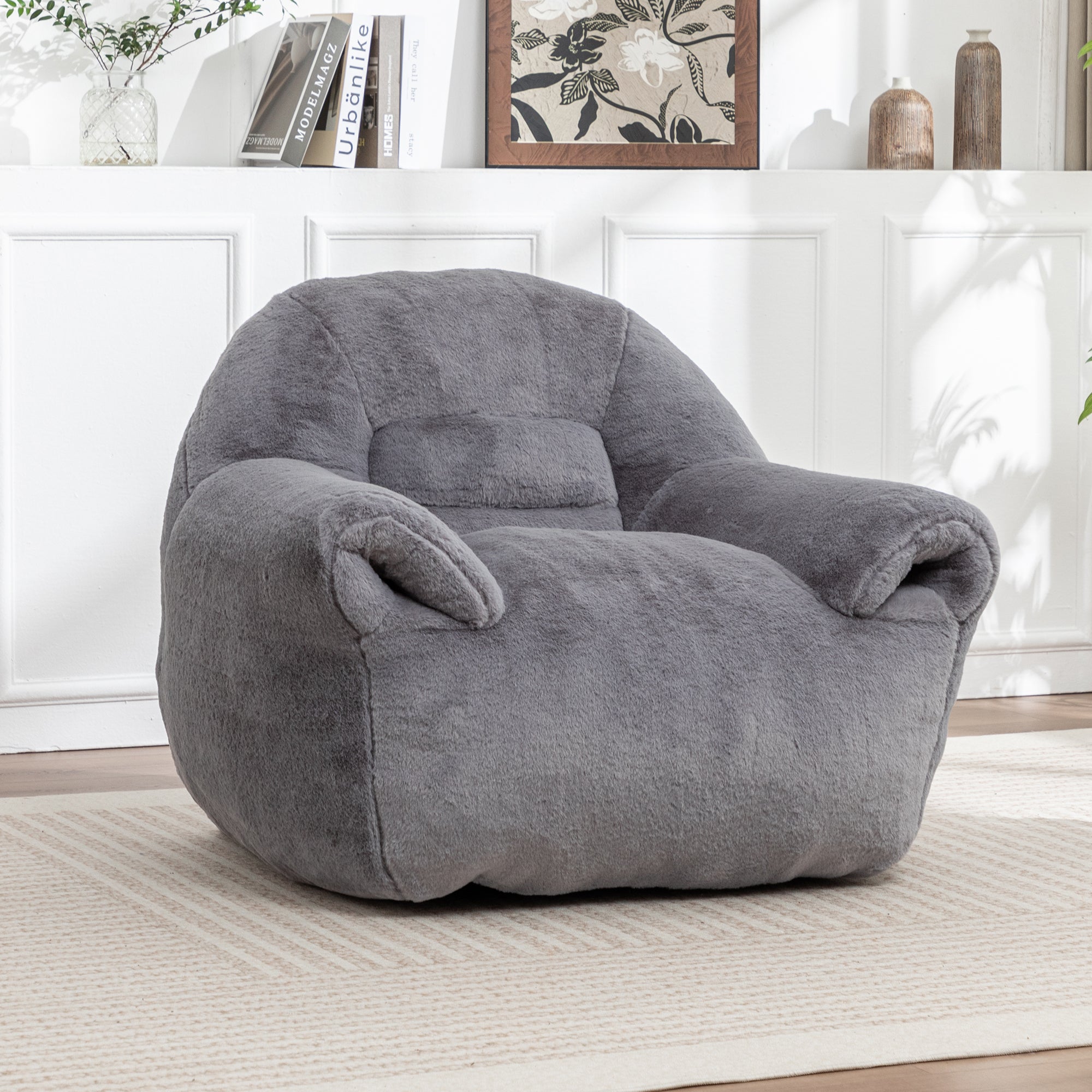 Comfy Bean Bag Sofa with Back Support