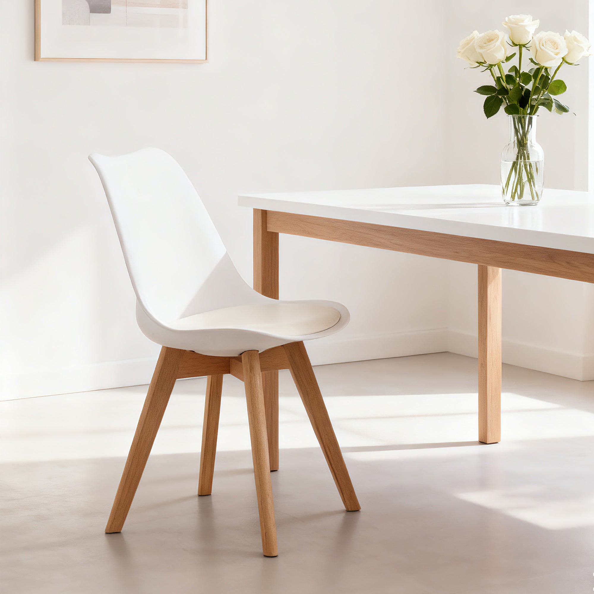 Medieval Modern Style Dining Chairs (Set of Four)