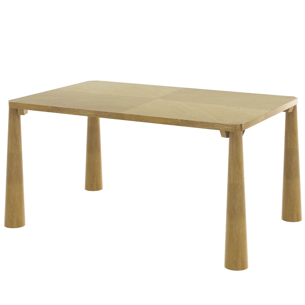 7-Piece Retro Wood Dining Table Set