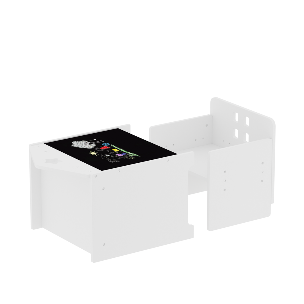 Kids Montessori Weaning Table and Chair Set